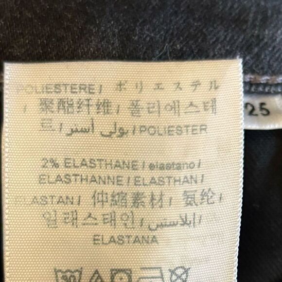 Guess Skinny Black Jeans Mid Rise Size 25 - Picture 14 of 15